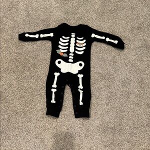 Carter's Skeleton Design Black & Glow in the Dark Pajamas
